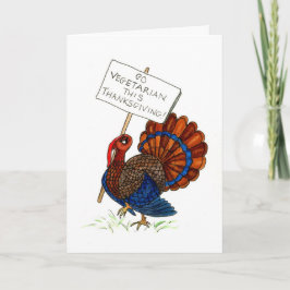 Thanksgiving Turkije Wenskaart Feestdagen Kaart