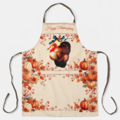 Thanksgiving Turkije wenst Schort (Voorkant)