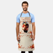 Thanksgiving Turkije wenst Schort (Gedragen)