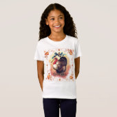 Thanksgiving Turkije wil kinderen T-shirt (Voorkant volledig)