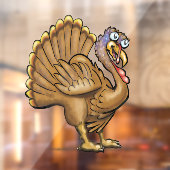 Thanksgiving Turkije Window Cling Raamsticker (Vel 2)