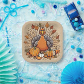 Thanksgiving Turkije woestijn Bord (Feest)