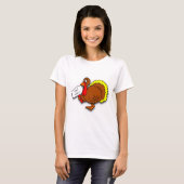 Thanksgiving Turkije zegt: Eat Ham T-shirt (Voorkant volledig)