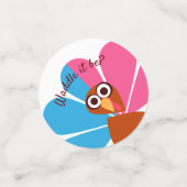 Thanksgiving TurkijeGenderonthulling Confetti (Kleine voorkant)