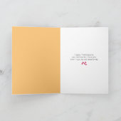 Thanksgiving tussen Vegan en vegetariër en carnivo Kaart (Binnen)