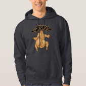 Thanksgiving Twerkey Adult Pullover Hoodie (Voorkant)