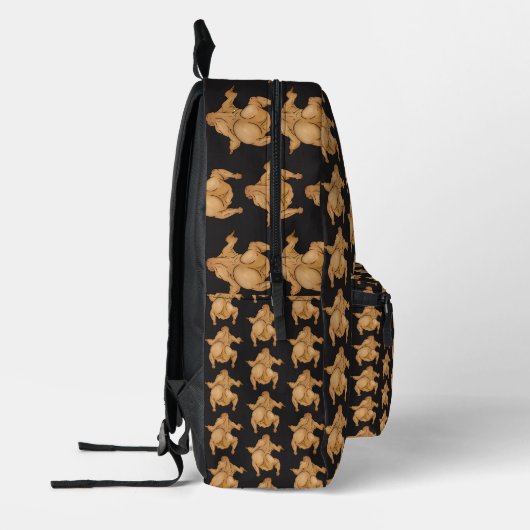 Thanksgiving Twerkey  Backpack Bedrukte Rugzak (Links)