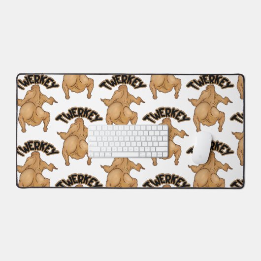 Thanksgiving Twerkey  Desk Mat (Keyboard & Muis)