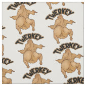 Thanksgiving Twerkey Fabric Stof (Swatch)