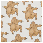 Thanksgiving Twerkey Fabric Stof (Swatch)