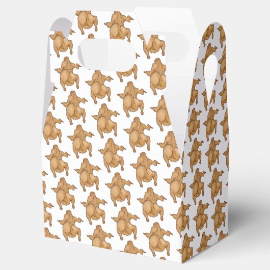 Thanksgiving Twerkey Favor Box Bedankdoosjes (Geopend)