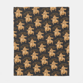 Thanksgiving Twerkey Flaneldeken Fleece Deken