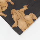 Thanksgiving Twerkey Fleece Blanket (Hoek)