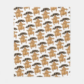 Thanksgiving Twerkey Fleece Blanket Deken (Voorkant)
