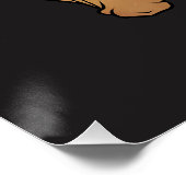 Thanksgiving Twerkey Glanzende Poster (Hoek)