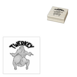 Thanksgiving Twerkey Houten Stempel