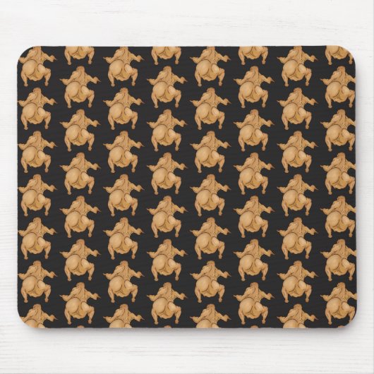 Thanksgiving Twerkey  Mousepad Muismat (Voorkant)