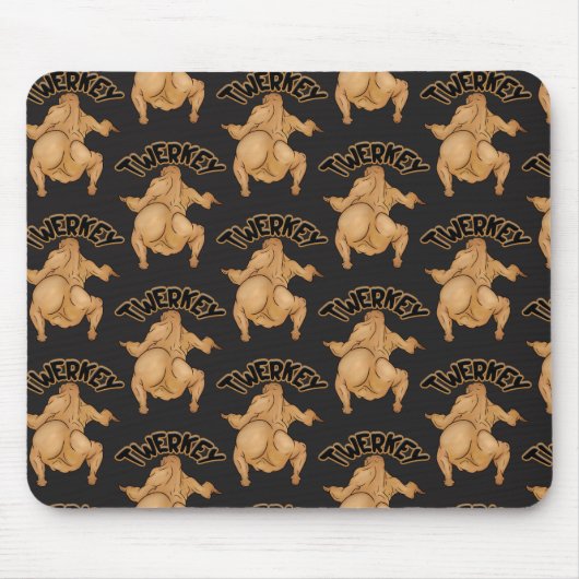 Thanksgiving Twerkey  Mousepad Muismat (Voorkant)