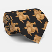 Thanksgiving Twerkey Neck Tie Stropdas (Opgerold)