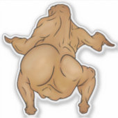 Thanksgiving Twerkey Sticker (Voorkant)