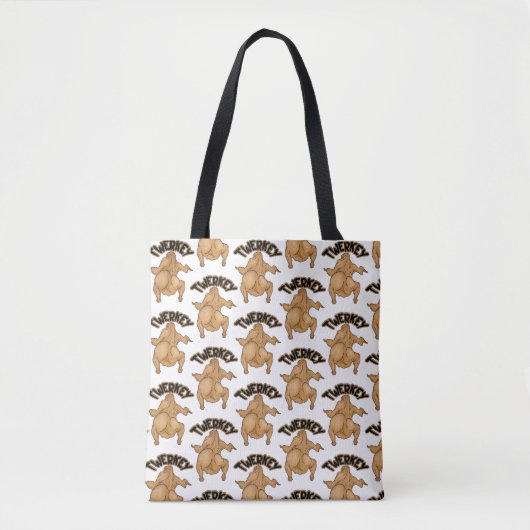 Thanksgiving Twerkey Tote Bag (Voorkant)