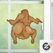 Thanksgiving Twerkey Window Cling Raamsticker (Huis)