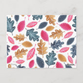 Thanksgiving typografie Foto gepersonaliseerd Briefkaart (Achterkant)