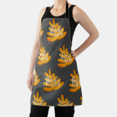 Thanksgiving Typografie met Herfst Leaf Apron Schort (Insitu)