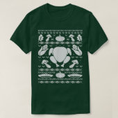Thanksgiving — Ugige kerstkeuken stijl T-shirt (Design voorkant)