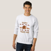 Thanksgiving Ugly Funny Novelty Sweater (Voorkant volledig)