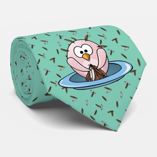 Thanksgiving uil stropdas (Opgerold)