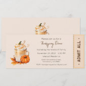 Thanksgiving uitnodigen, Thanksgiving diner uitnod Kaart (Voorkant / Achterkant)