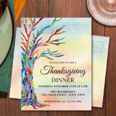 Thanksgiving Uitnodiging Briefkaart
