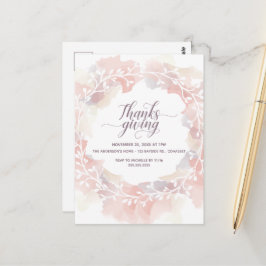 Thanksgiving Uitnodiging Briefkaart