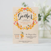 Thanksgiving Uitnodiging - Thanksgiving (Staand voorkant)