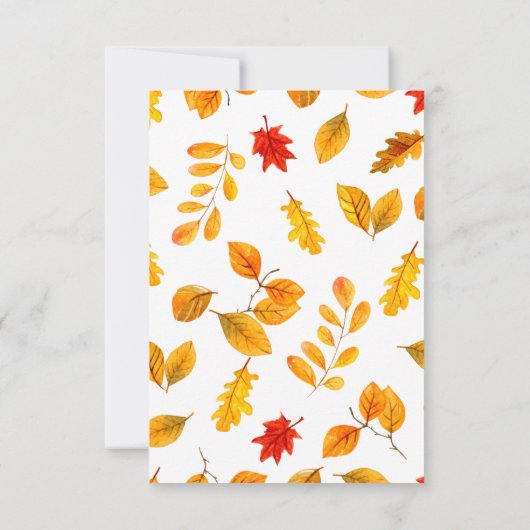 Thanksgiving Uitnodiging - Thanksgiving (Achterkant)