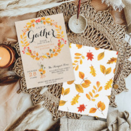 Thanksgiving Uitnodiging - Thanksgiving