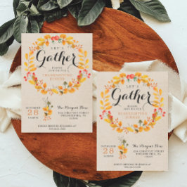 Thanksgiving Uitnodiging - Thanksgiving