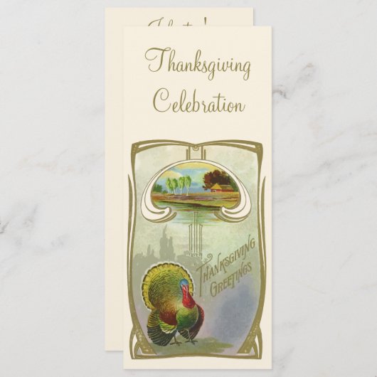  Thanksgiving - Uitnodiging tot groeten (Voorkant / Achterkant)