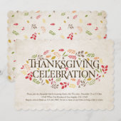 Thanksgiving - Uitnodiging tot het vieren van de o (Voorkant / Achterkant)