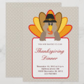 Thanksgiving uitnodiging Turkije (Voorkant / Achterkant)