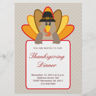 Thanksgiving uitnodiging Turkije