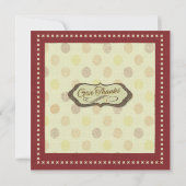 Thanksgiving — uitnodiging voor binnenschroefboek (Achterkant)