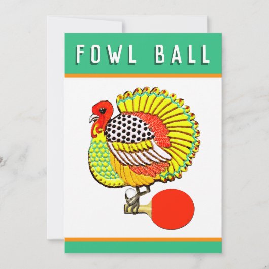 Thanksgiving Uitnodigingen (Voorkant)