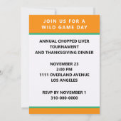 Thanksgiving Uitnodigingen (Achterkant)