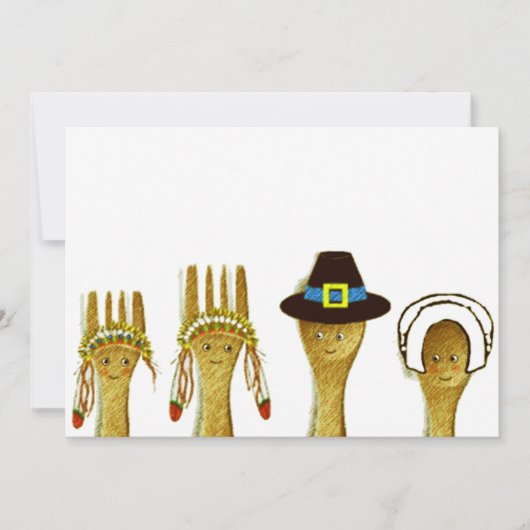 Thanksgiving Uitnodigingen (Voorkant)