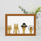 Thanksgiving Uitnodigingen (Staand voorkant)