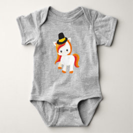 Thanksgiving Unicorn, Cute Unicorn, Pilgrim Pet Romper