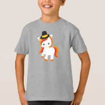 Thanksgiving Unicorn, Cute Unicorn, Pilgrim Pet