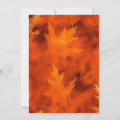 Thanksgiving Unicorn Pumpkin Birthday Kaart (Achterkant)